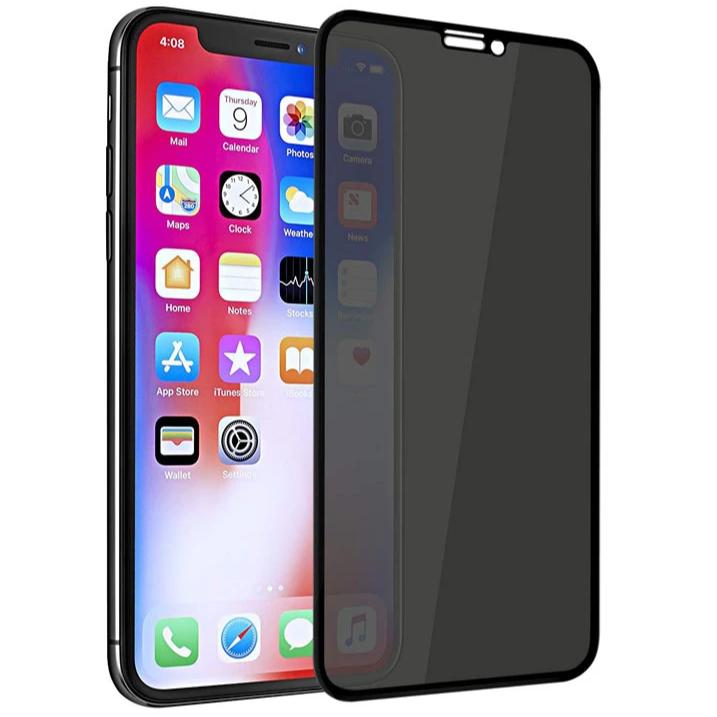Full Privacy Tempered Glass For iPhone - Max Anti spy